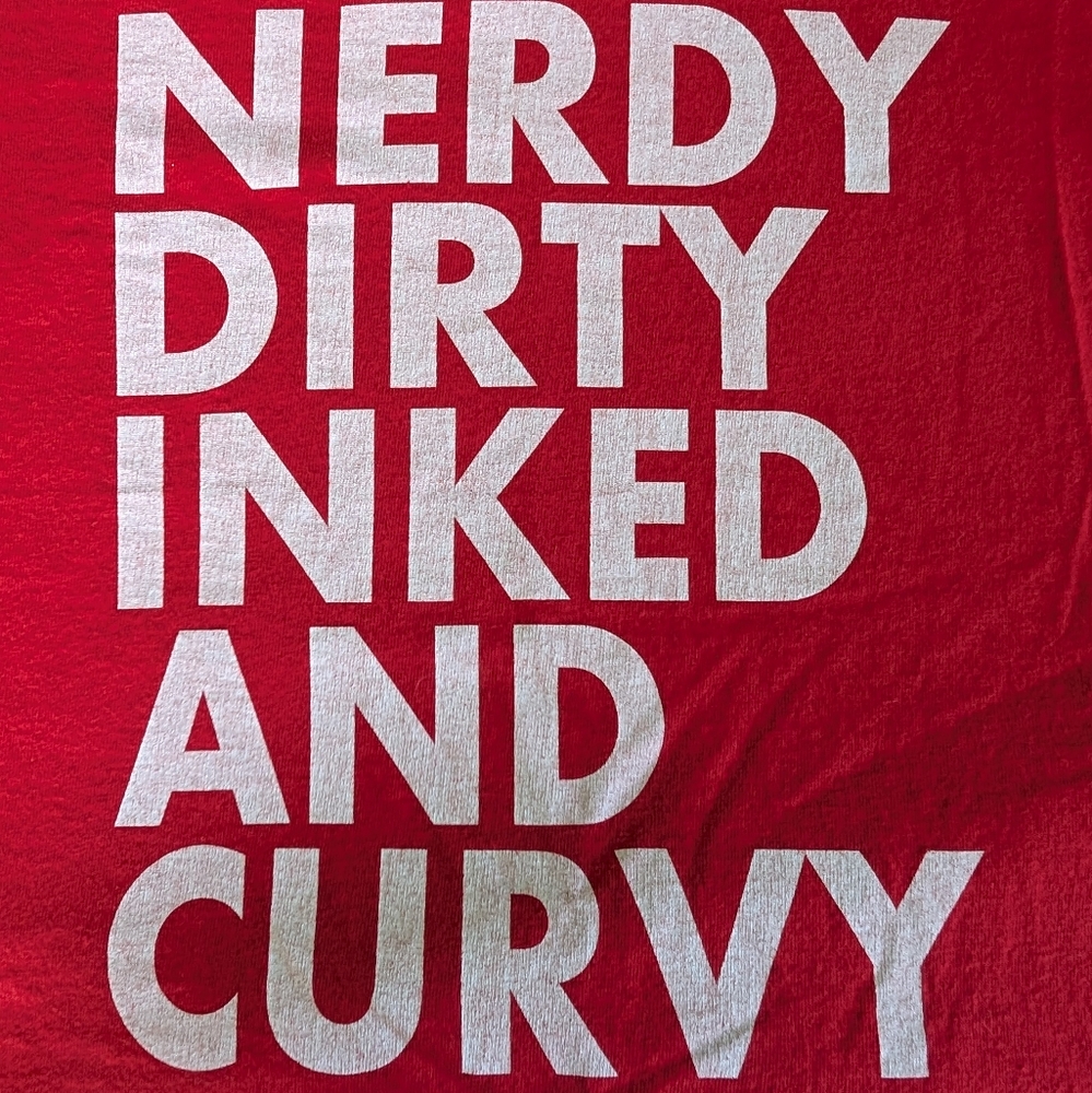 Red Bold Graphic Tee!!